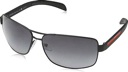 Prada Linea Rossa Men's 0PS 54IS Black Rubber/Grey Polarized